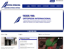 Tablet Screenshot of ortopediainternacional.com